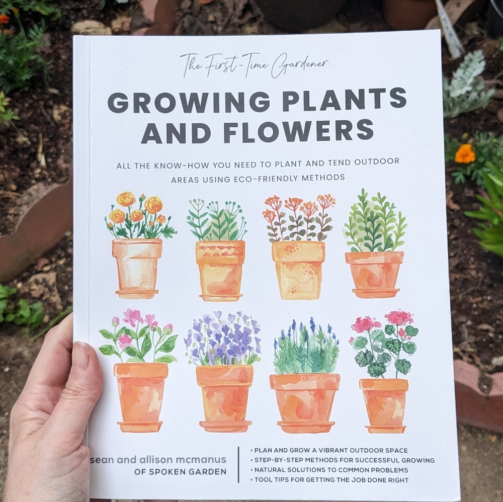 Growing Plants & Flowers, Beginner Gardener Book, Eco Friendly Spring Garden DIY